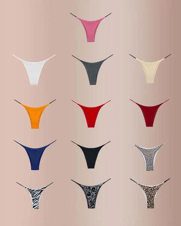 Curvvvy® ForLove – Low-Rise Cotton Double Strap Semi-Thong curvvvy