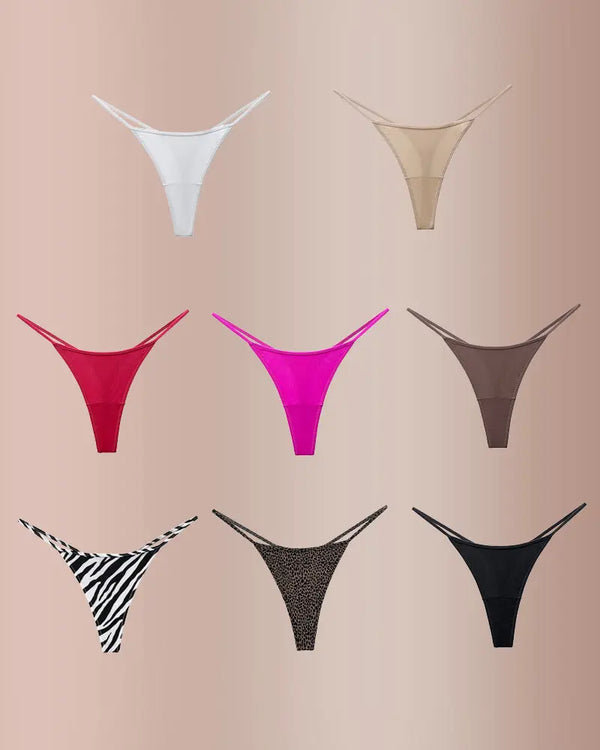 Curvvvy® ForLove – Animal Print Thin Strap Thong curvvvy