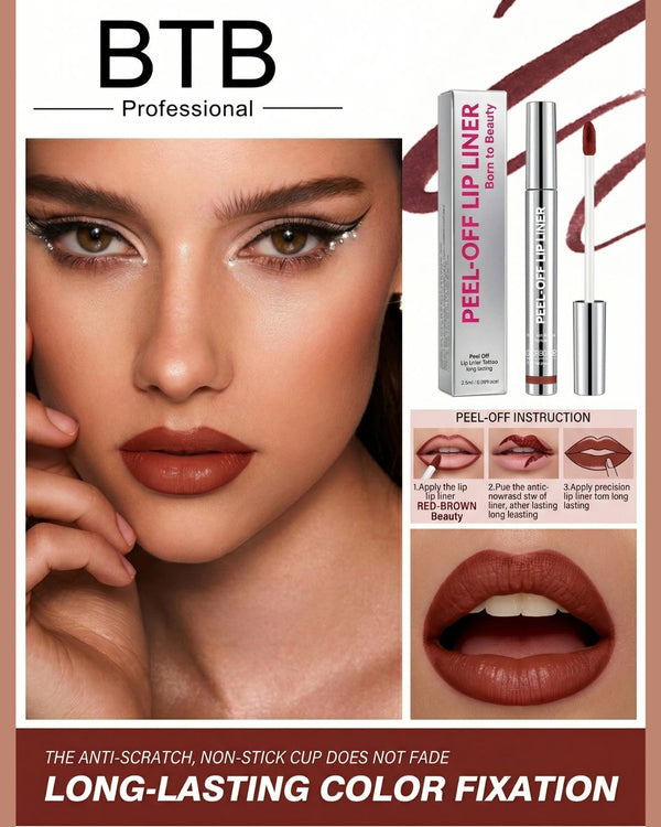 Curvvvy™ BTB Peel-Off Lip Liner/Lip Gloss 2.5ml