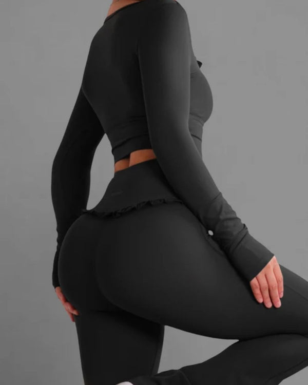 Curvvvy™ Ballet Ruffled Shaping Leggings