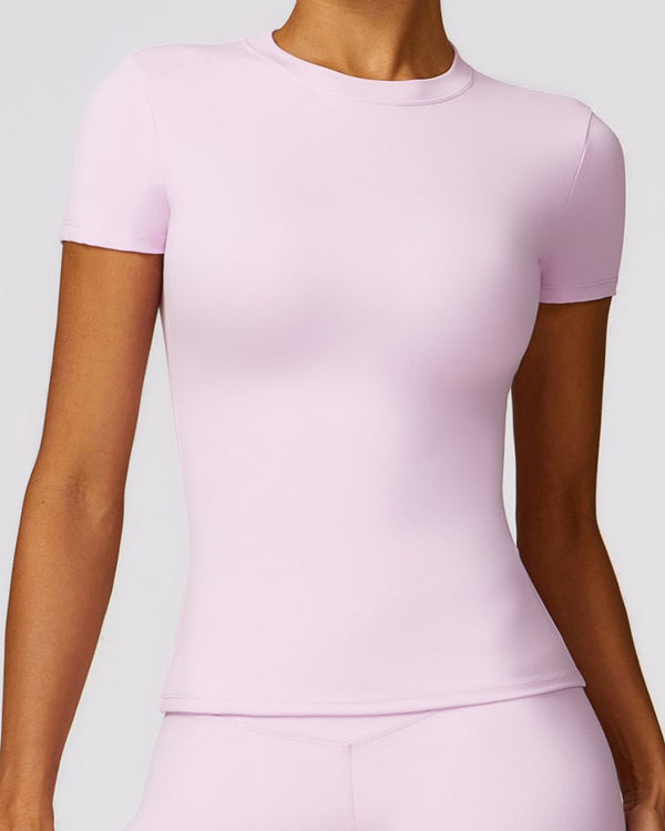Curvvvy™ Quick-Dry Yoga Running Short Sleeve Top