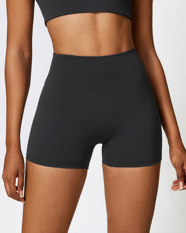 Curvvvy™ Sculpting High-Waisted Workout Shorts