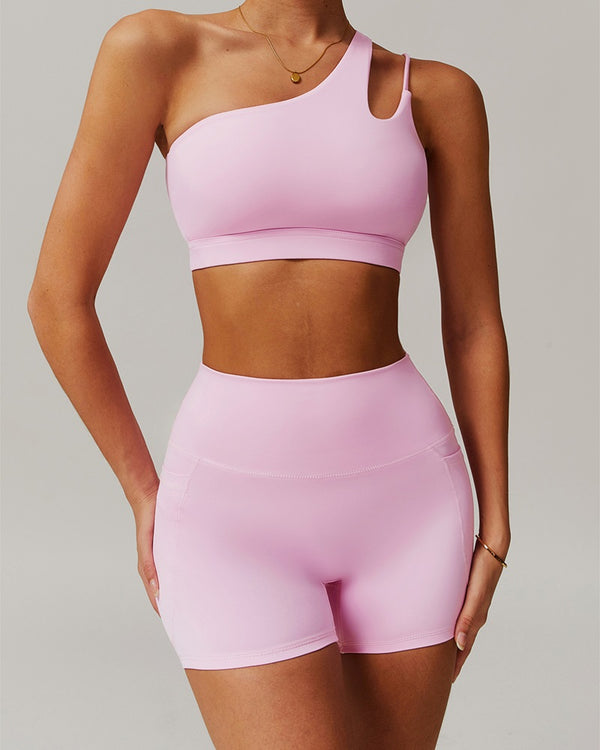 Curvvvy™ Weightless One-Shoulder Strap Sports Bra