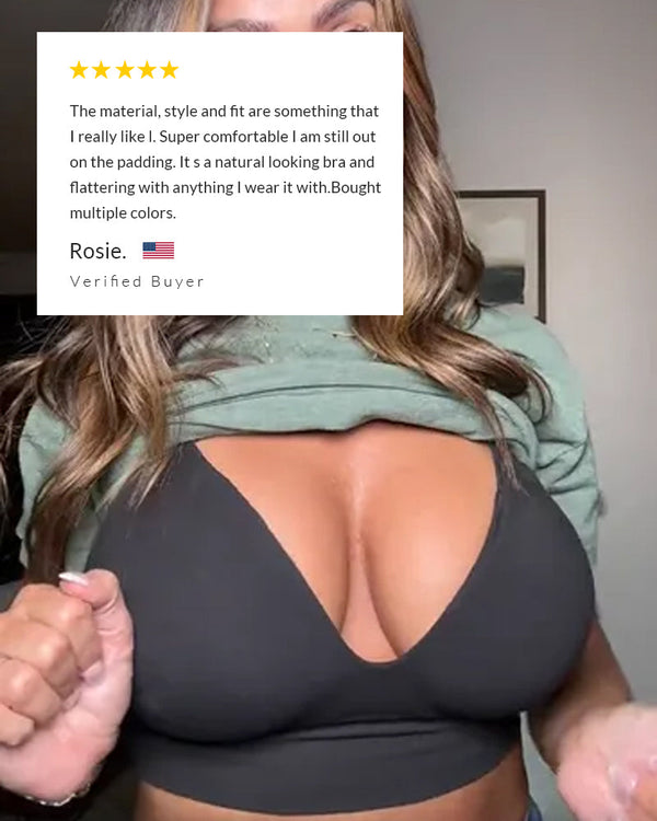 Curvvvy® Deep V Wireless Lift Bra curvvvy