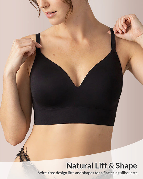 Curvvvy™ Sujetador Push Up sin Aros de Escote Profundo en V