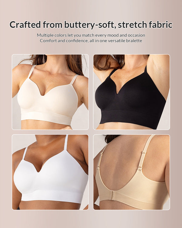 Curvvvy™ Sujetador Push Up sin Aros de Escote Profundo en V