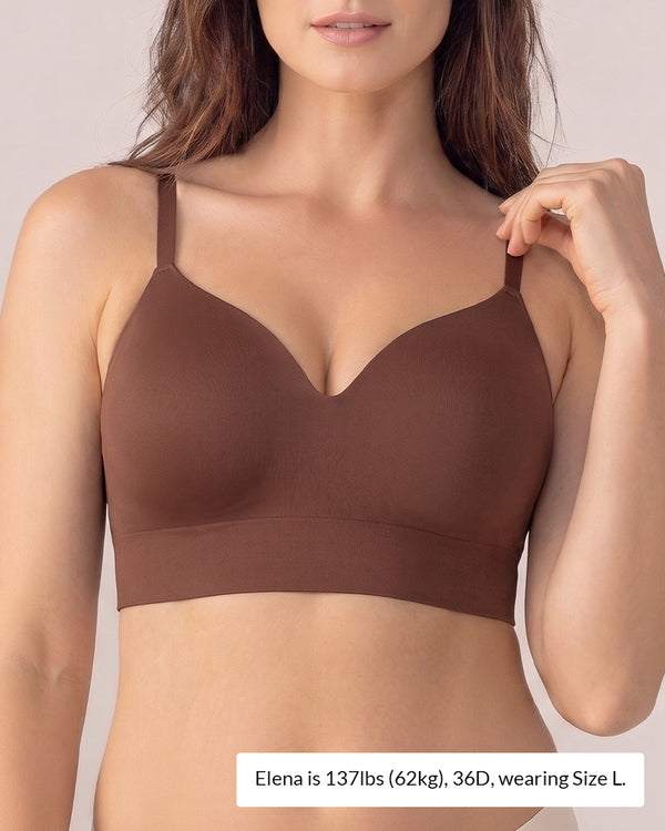 Curvvvy™ Sujetador Push Up sin Aros de Escote Profundo en V