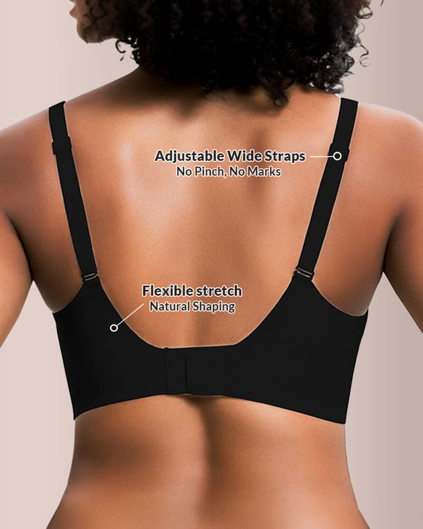 Curvvvy® Deep V Lift Seamless Wireless Jelly Bra curvvvy