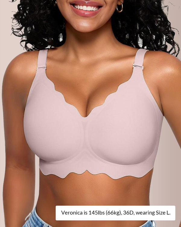 Curvvvy™ Scalloped Comfort Everyday Bra