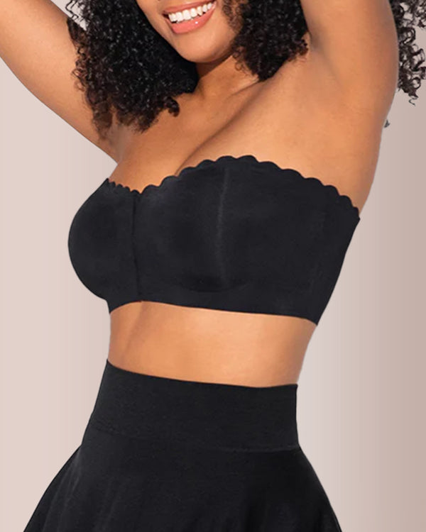 Curvvvy® The Flawless Lift Front-Closure Strapless Bandeau Bra