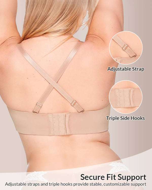 Curvvvy® ThirdLove Classic Underwire Strapless Bra - High Support