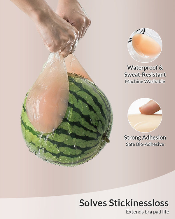 Curvvvy® Seamless Invisible Silicone Push-Up Sticky Bra