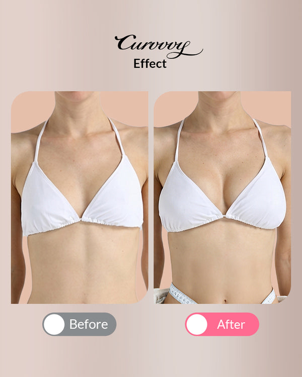 Curvvvy® Seamless Invisible Silicone Push-Up Sticky Bra