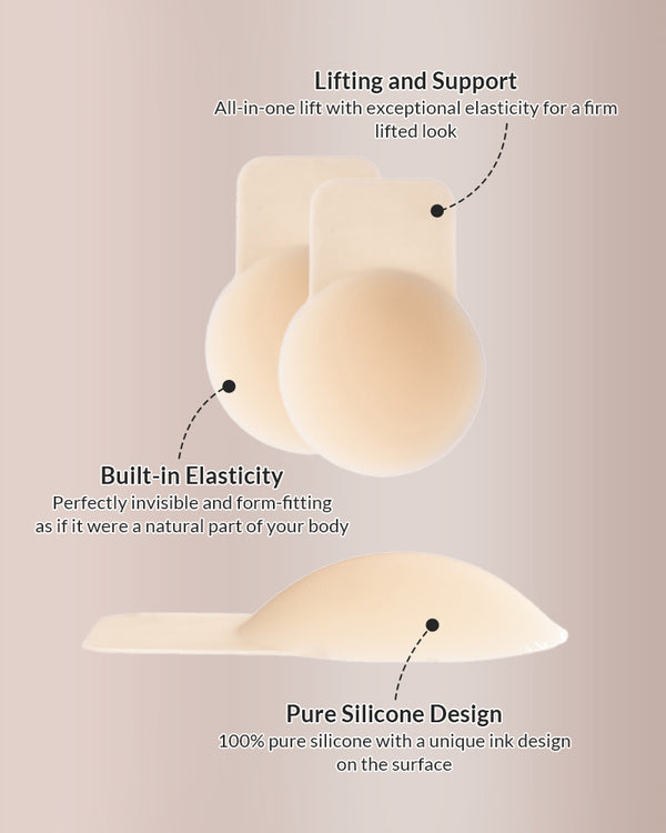 Curvvvy® Your Secret Weapon for Backless Dresses: Invisible Lift Covers