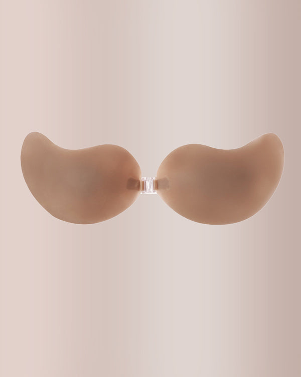 Curvvvy® Seamless Mango Cup Silicone Sticky Bra with Push-Up Clasp