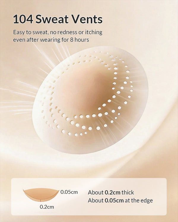 Curvvvy® Breathable Spiral Silicone Nipple Covers - Ultra-Thin & Invisible