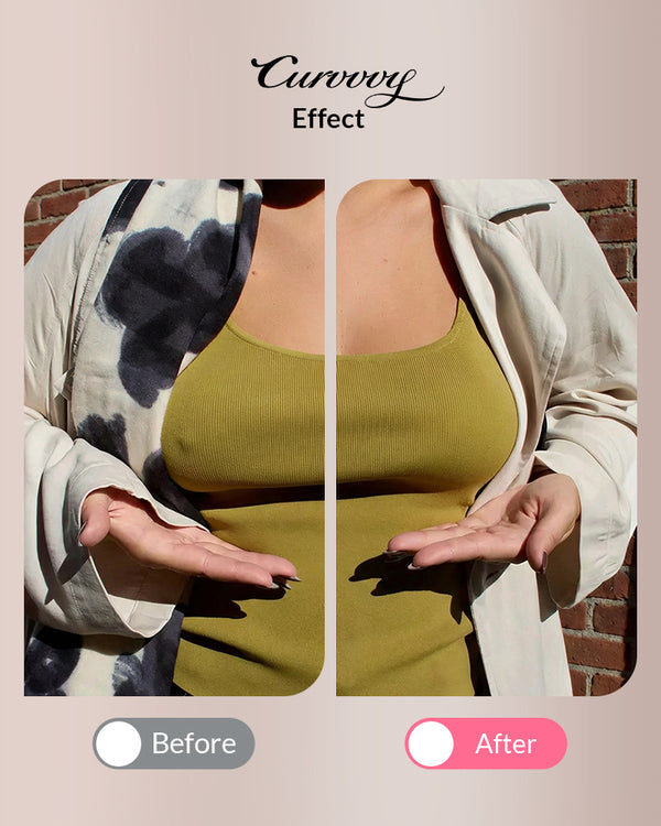 Curvvvy® Push-Up Invisible Sticky Bra