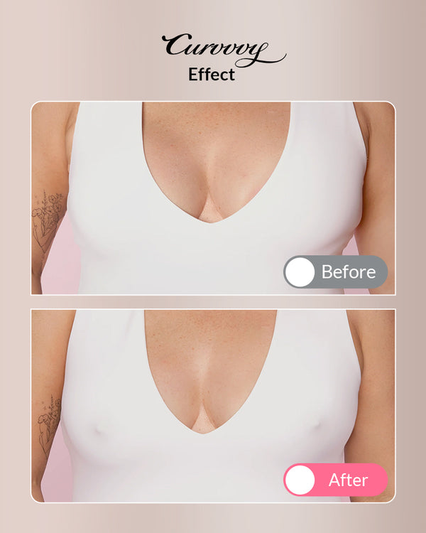 Curvvvy® Realistic 3D Silicone Nipple Seamless Protruding Pasties