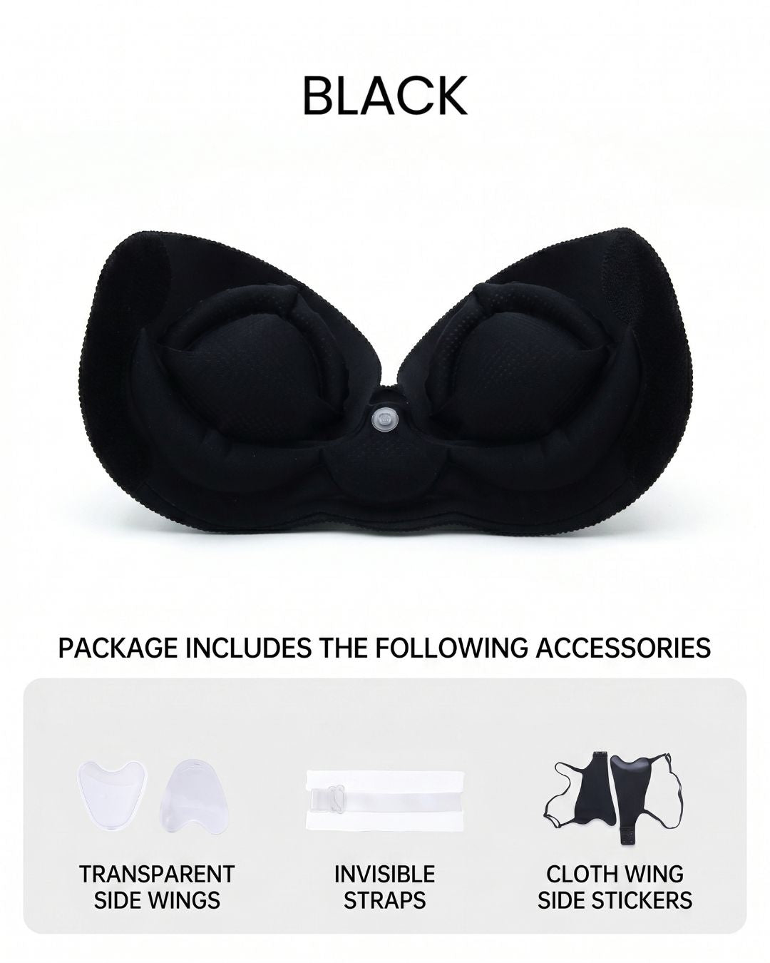 Curvvvy® Miss Double Invisairpad Bra/Invisible Bra Inflatable