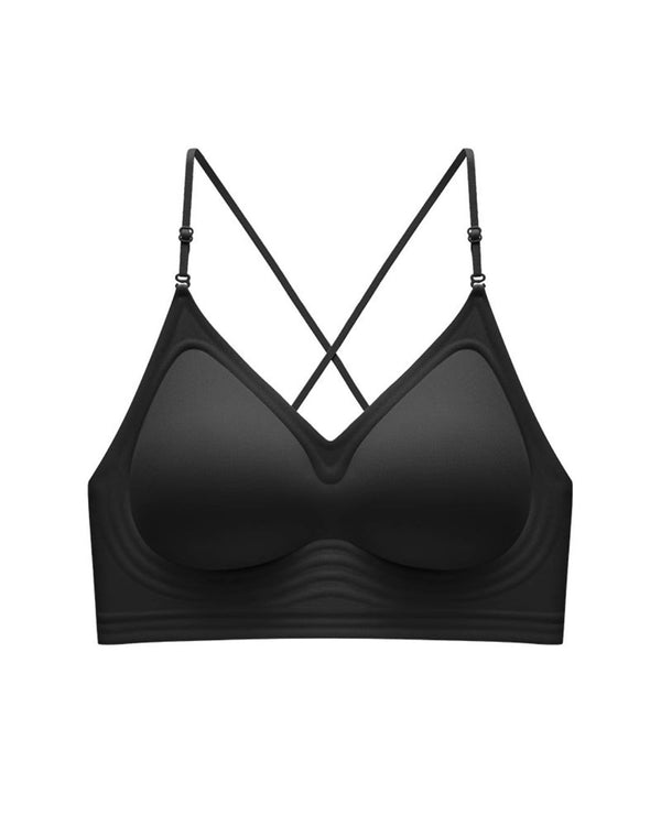 Curvvvy® U-Back Invisible Halter Thin Straps Push-Up Seamless JellyBra Support Backless Lingerie