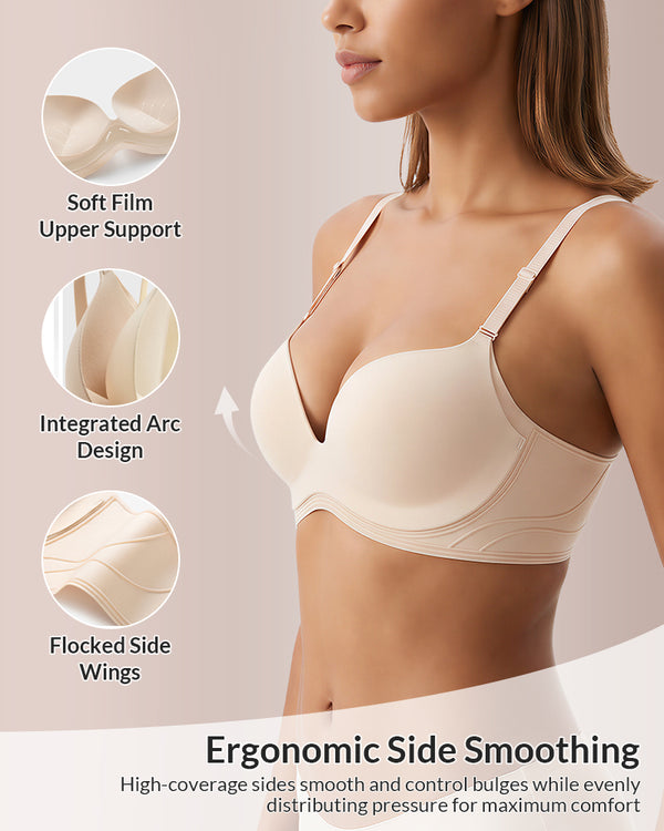 Curvvvy™ The Cloud-Lift Seamless Push-Up Bra