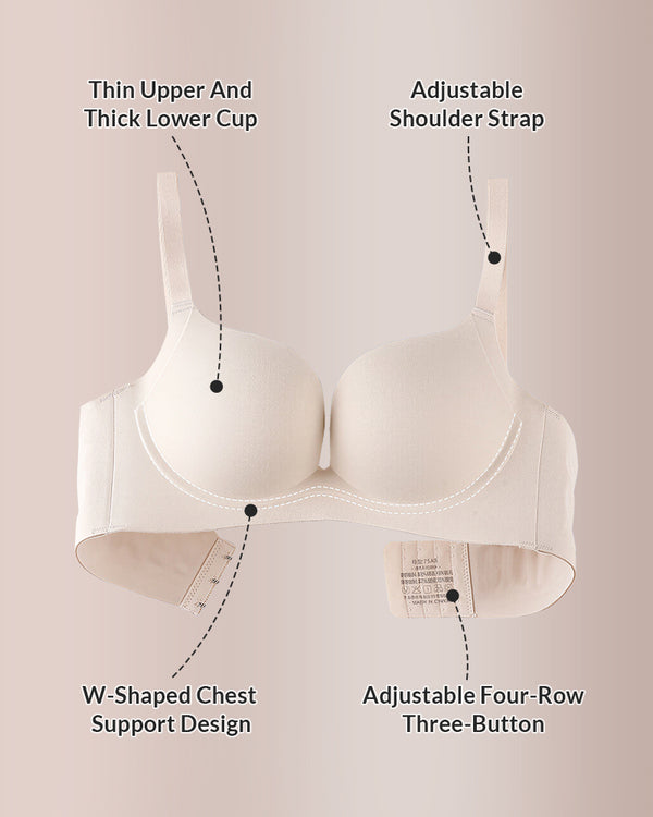 Curvvvy™ Cloud-Soft Seamless Wireless Push-Up Bra