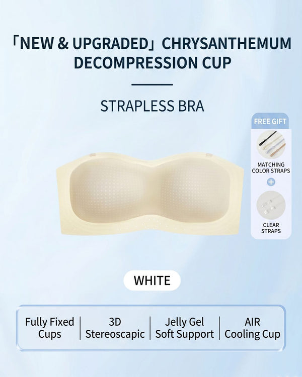 Curvvvy™ Chrysanthemum Cup Soft Support Strapless Bralette