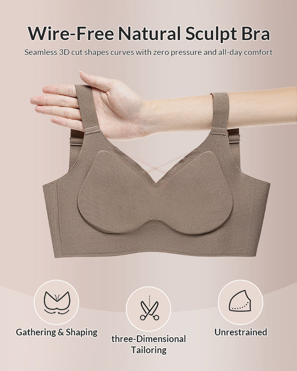 Curvvvy™ Seamless Anti-Gravity Wire-Free Push-Up Bra