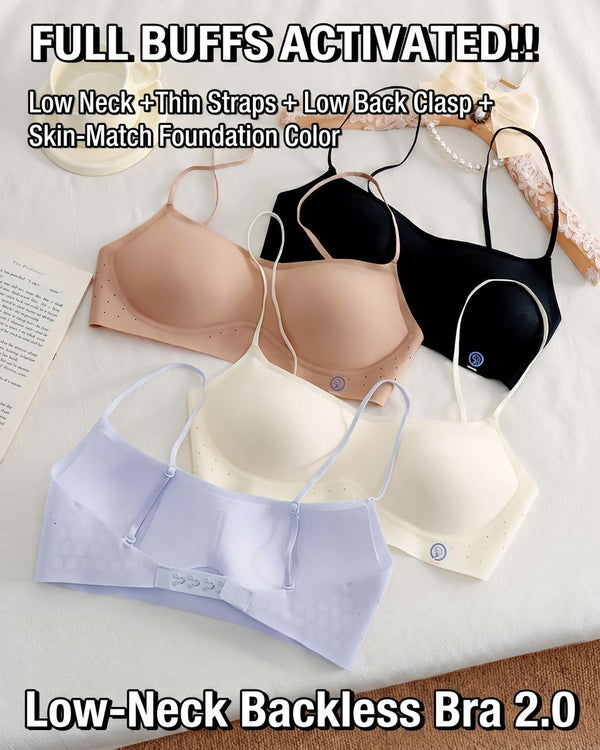Curvvvy™ Seamless Low-Cut Push-Up JellyBra