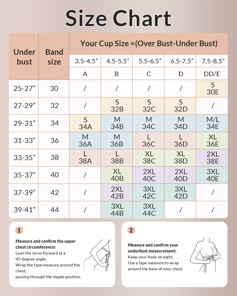 Curvvvy™ Supportive Wireless Bandeau Bra - Plus Size Anti-Slip Multi-Way