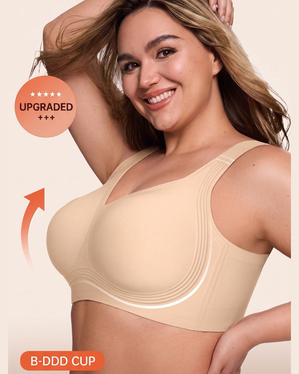 Curvvvy™ Plus Size Supportive Seamless Jelly Bra