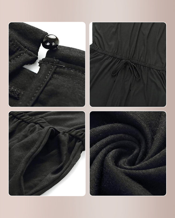 Curvvvy® Effortless Off-Shoulder Short Sleeve Jumpsuit