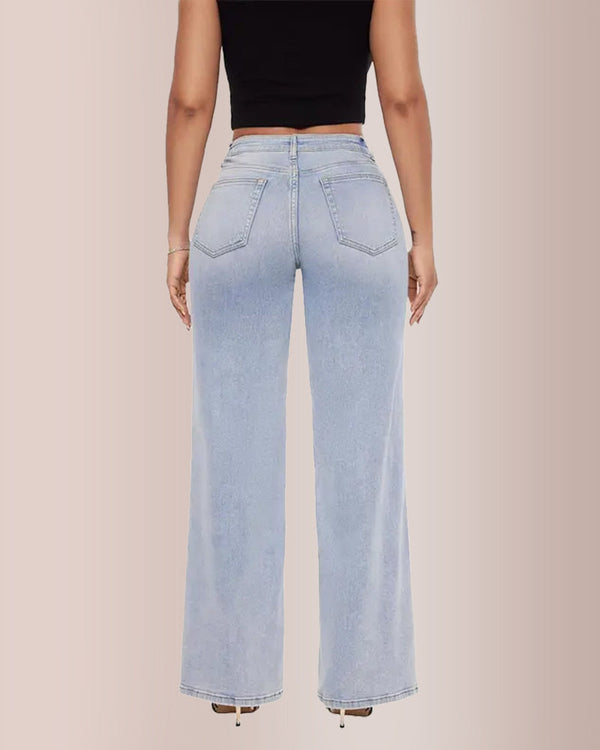 Curvvvy® Mid-low Rise Baggy Jeans Curvvvy-US