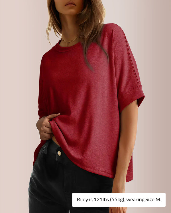 Curvvvy® Women’s Oversized Basic Tee
