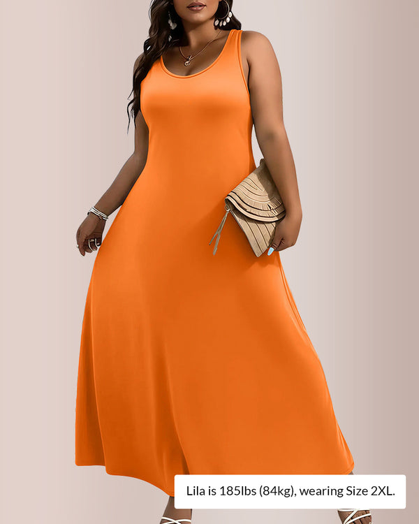 Curvvvy® The Effortless A-Line Maxi Dress - Plus Size