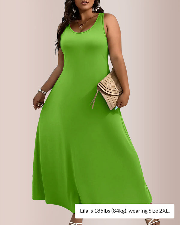 Curvvvy® The Effortless A-Line Maxi Dress - Plus Size