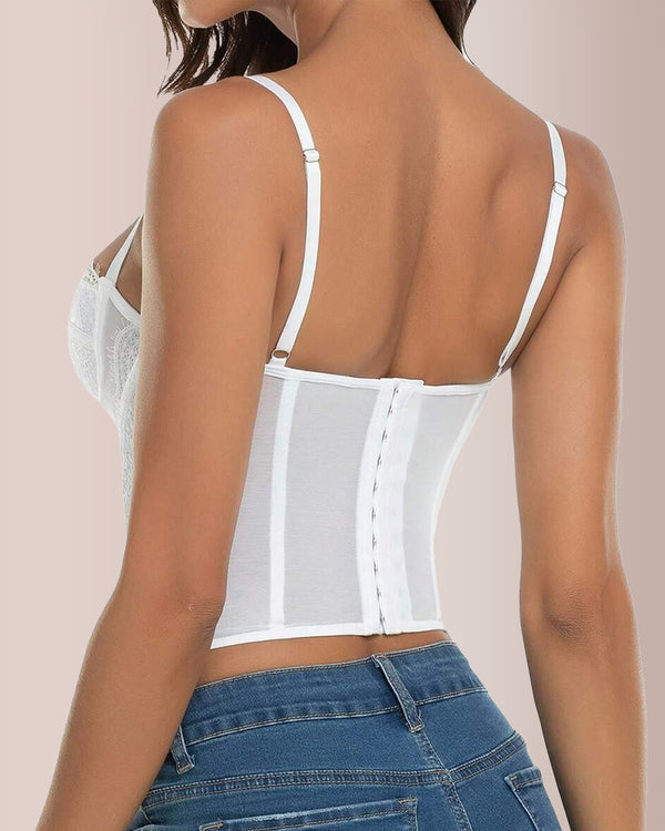 Curvvvy® Lace Bustier Corset Top