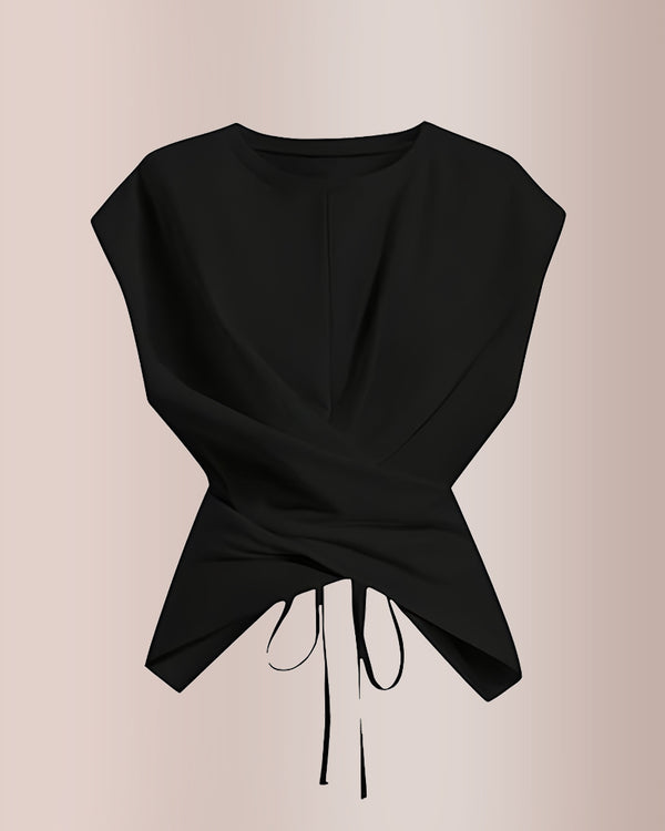 Curvvvy® Criss-Cross Wrap Crop Top