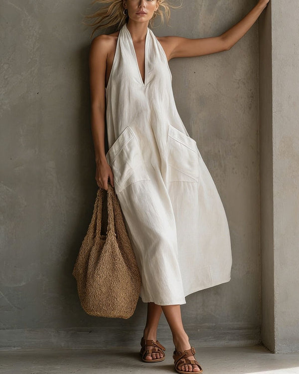 Curvvvy® Halter Maxi Dress
