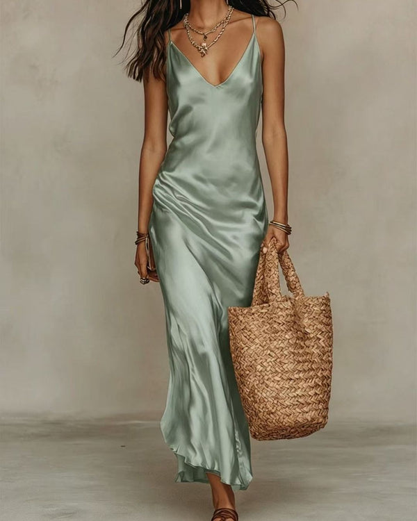 Curvvvy® Effortless Satin Midi