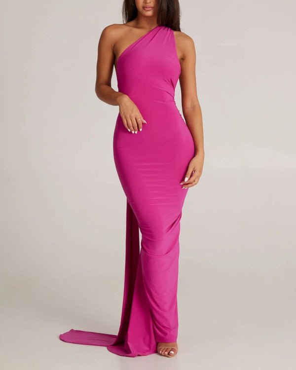 Curvvvy® Garze Backless Rose Maxi Dress