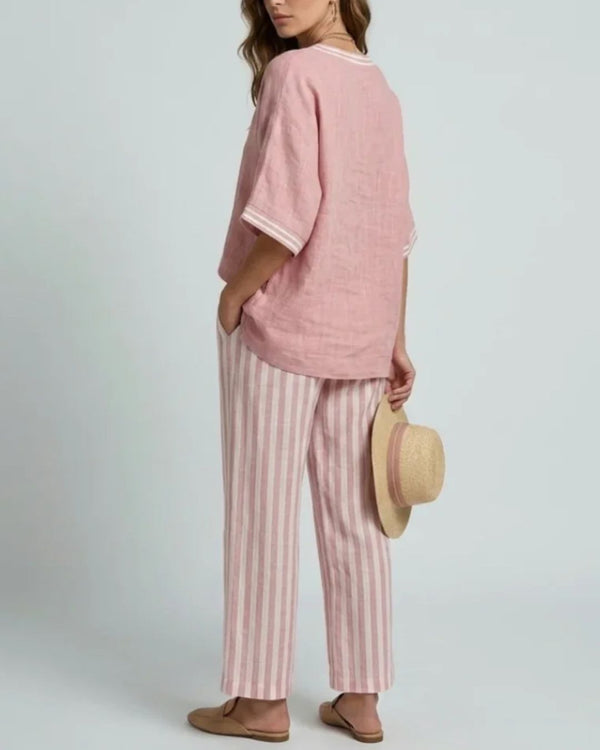Curvvvy® Lidiane - Summer Set With Stripes