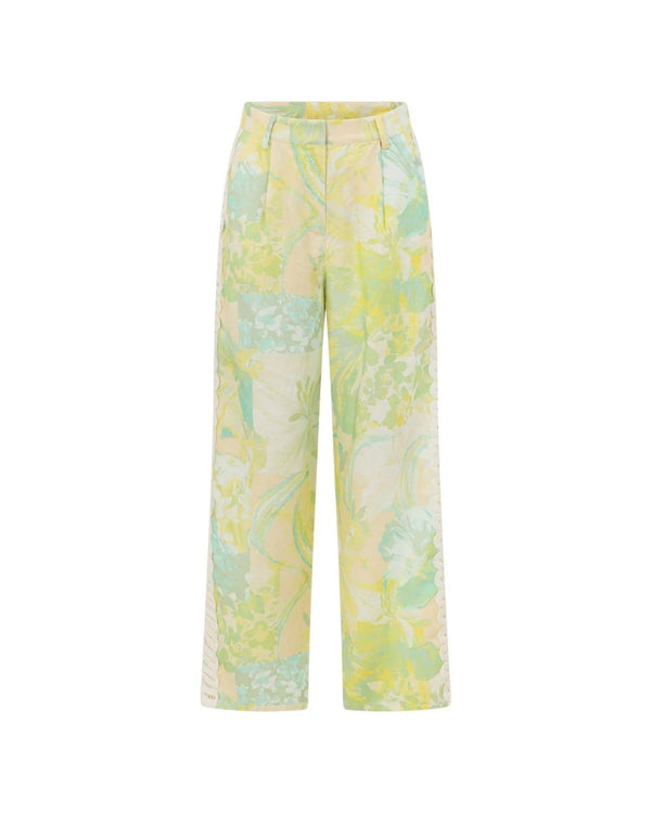 Curvvvy® Lemon Floral Strappy Two-Piece Set Elegant Outfit