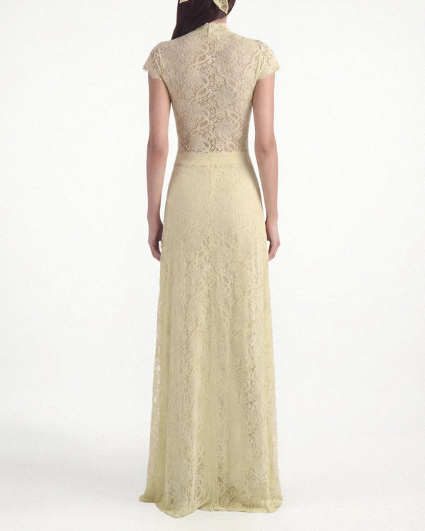 Curvvvy® Elegant Lace Ensemble High Neck Intricate Lace Cut-Out Set