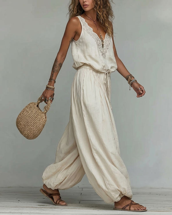 Curvvvy® Dawn - Two-Piece Lace Boho Outfit Set