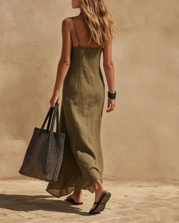 Curvvvy™ Casual Sleeveless Maxi Sundress