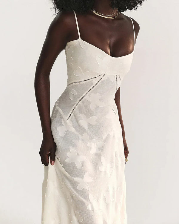 Curvvvy™ French Romantic Lace Maxi Slip Dress