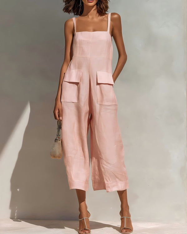 Curvvvy™ Elegant Relaxed Wide Leg Jumpsuit