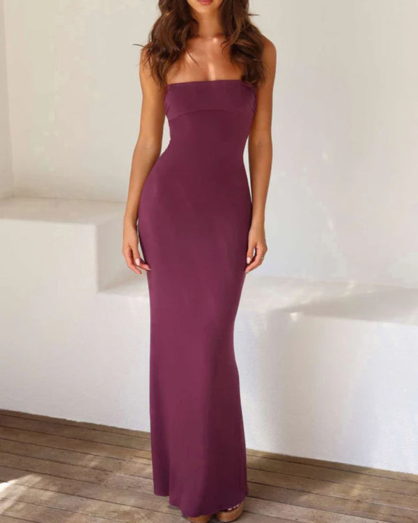Curvvvy™ Cut Out Strap Maxi Dress