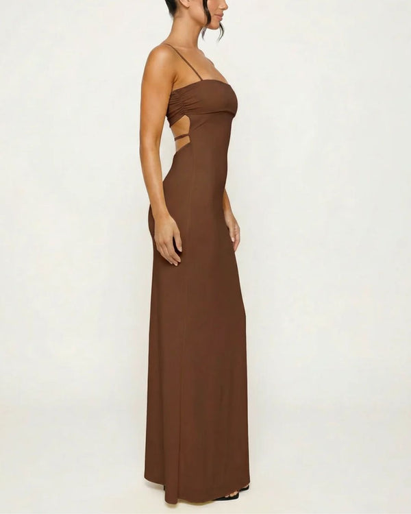 Curvvvy™ Cut Out Strap Maxi Dress